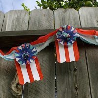 july 4th of july garland