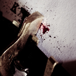 writing -blood