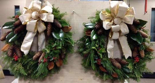 homemade cedar wreath - Google Search: 