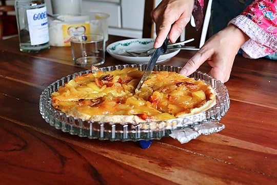 Tarte Tatin schneiden