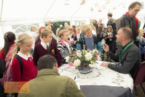 Moray Laing busy booksigning Photo: Dan Hall