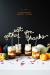 Thanksgiving dessert toppers via Oh Happy Day