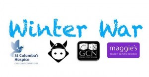 Banner for Winter War Charity Event