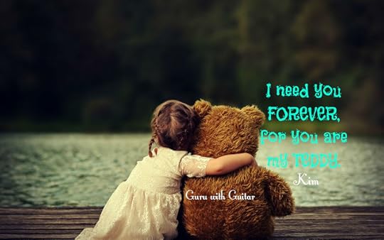 teddy_forever_love_quote_guru_with_guitar_vikrmn_tune_play_repeat_chartered_accountant_ca_author_srishti_vikram_verma_tpr
