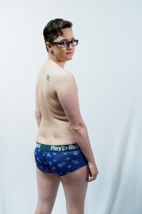 One of the pairs of underwear Jeanna had me wear matched my tattoo, completely by accident!