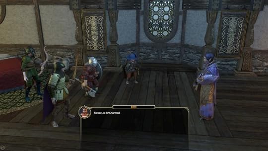 My party meeting Soronil Noonshadow in Sword Coast Legends