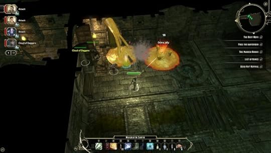 Fighting ochre jelly in Sword Coast Legends