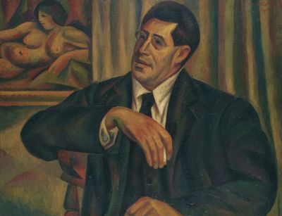 Samuel Solomonovitch Koteliansky by Mark Gertler, 1930