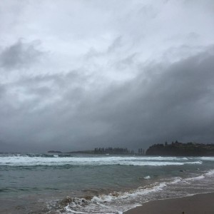 A photo from my walk today - Kiama headland from Bombo Beach.