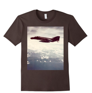 Brown F-4 in flight shirt