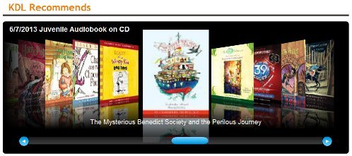 Top Ten Juvenile Audiobook 6-7-2013