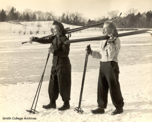 See Heather. See Ellyn. See Heather and Ellyn Ski.
