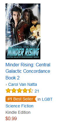 Minder Rising #1 Best Seller on Amazon