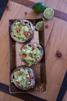 Portobello and Guac Treats