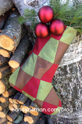 Tumbler Christmas Stocking Sewing Tutorial by Nancy Zieman
