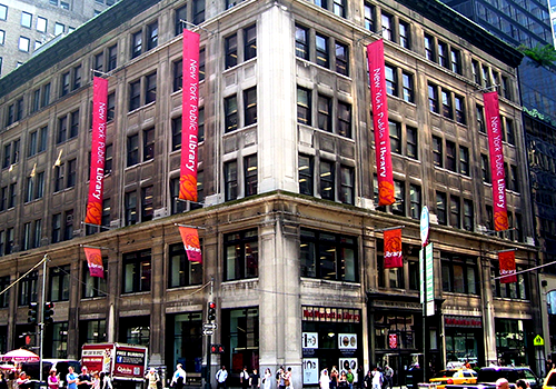 The Mid-Manhattan Public Library in New York City.