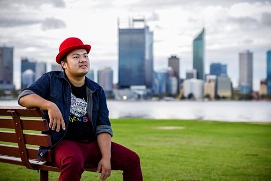 Man with red hat in Perth