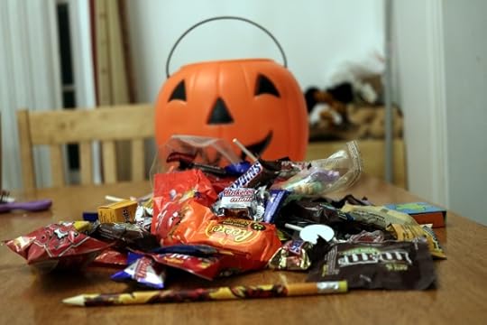 The Pip's Halloween candy.