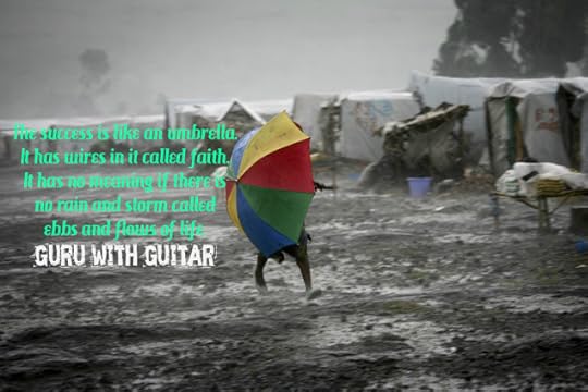 success_umbrella_faith_storm_quote_guru_with_guitar_vikrmn_tune_play_repeat_chartered_accountant_ca_author_srishti_vikram_verma_tpr