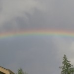 Rainbow over our street