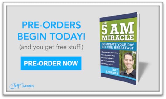Pre-Order The 5 AM Miracle