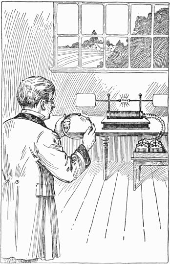 Artist’s conception of Hertz’s discovery of radio waves