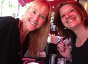 Lunch med finfina författarkollegan Camilla Grebe.