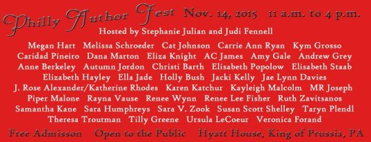 Philly Author Event Nov 14