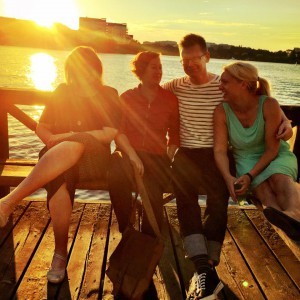 Jag, Katarina, John och Carina