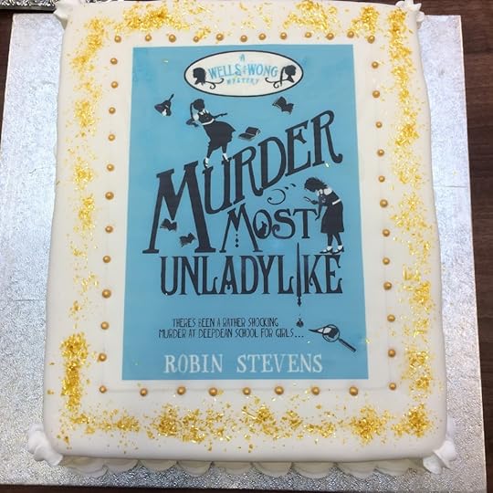 My beautiful Murder Most Unladylike cake!