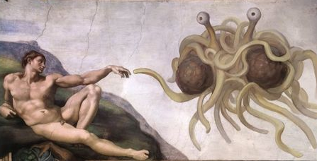 Divers Find The Flying Spaghetti Monster Under The Ocean