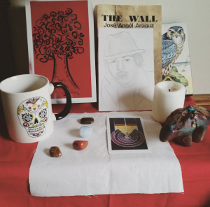 * dia de los muertos altar *