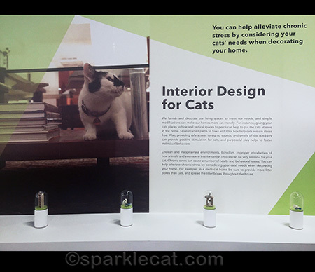 Healthy environments for cats display at the Purina Better With Pets Summit