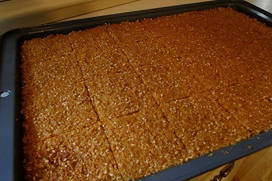 Wheat Belly Chili Sesame Seed Crackers