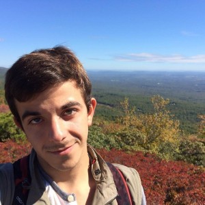 Michael on a solo 8 mile hike at Sam's Point.