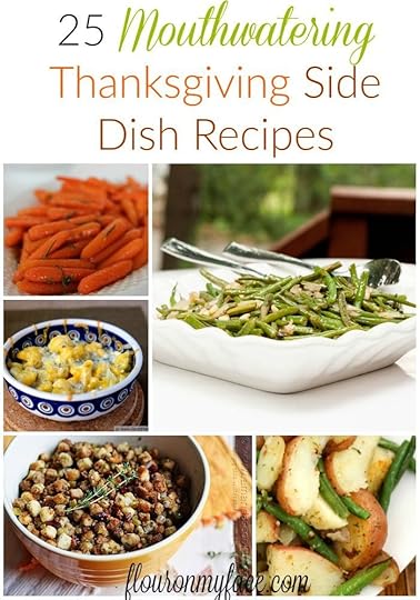 25 Thanksgiving Side Dish recipes via flouronmyface.com