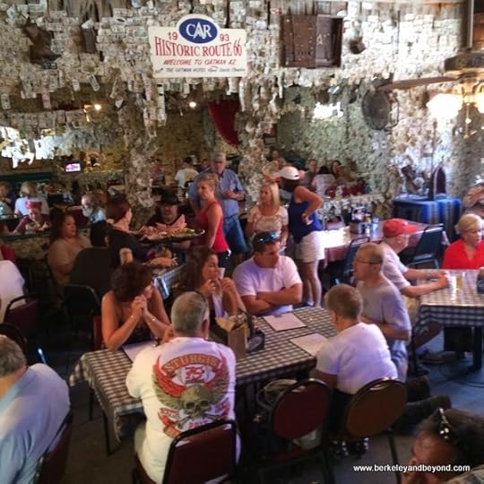 restaurant at Oatman Hotel in Gold Rush town of Oatman, Artizona