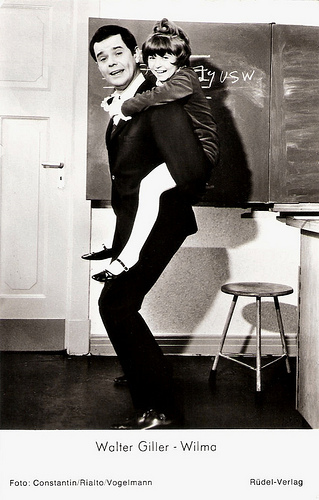 Walter Giller and Wilma in Klassenkeile