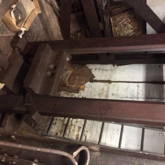 Example os brass stamping machinery, still in working order.