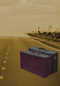 Suitcases on the Road by Connie Cockrell using Suitcases by Frost_Stock via www.DeviantArt.com Road picture by Randy Cockrell