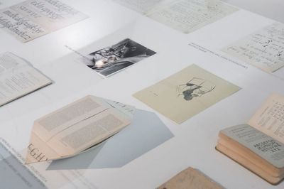 Eric Gill display case