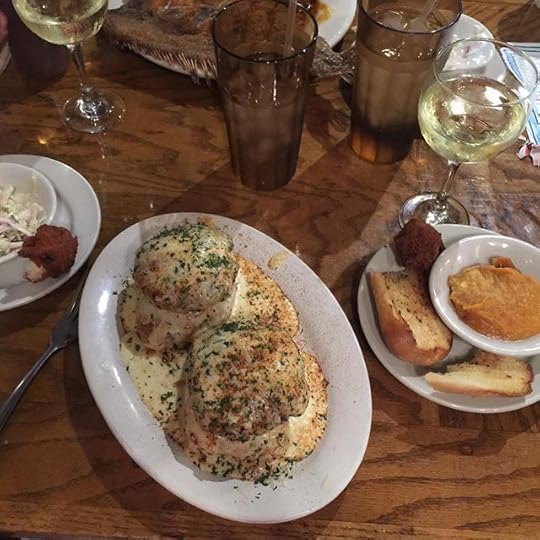 Death by salmon croquette. Omg yum.