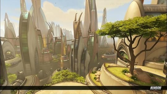 A shot of the African Numbani map in Overwatch