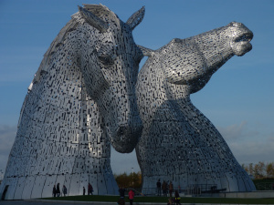 the Kelpies