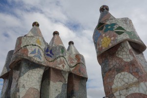 Gaudi chimneys