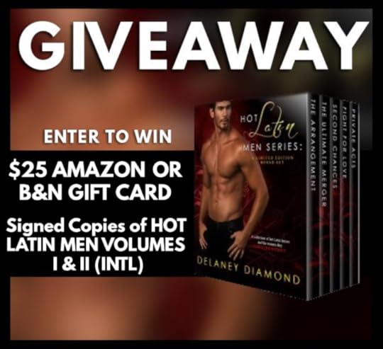 Hot Latin Men Giveaway Graphic