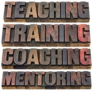 teaching, training, coaching