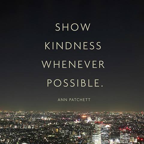 FB writer image - show kindness