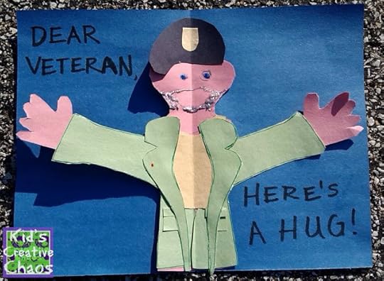 Hug a hero project for Veteran's Day.