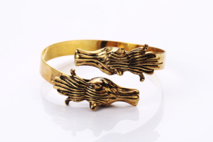 Galloping Horse Bangle - Gold